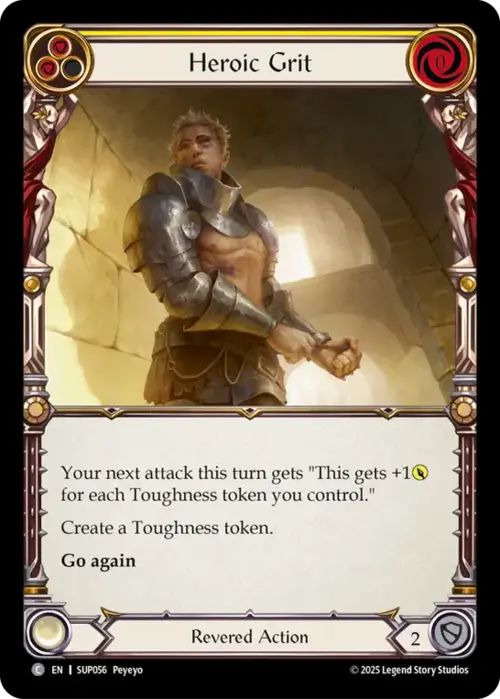 Heroic Grit Card Front