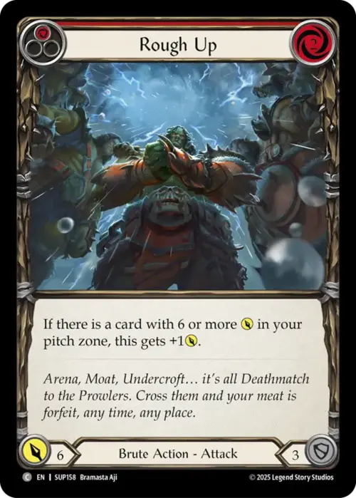 Rough Up - Red Card Front