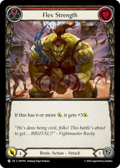 Flex Strength - Red Card Front