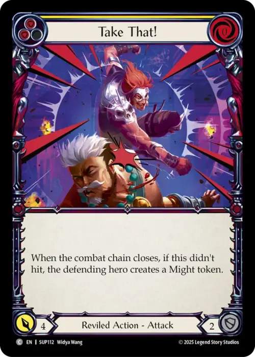 Take That! - Yellow Card Front