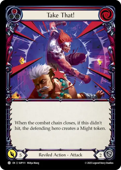 Take That! - Red Card Front