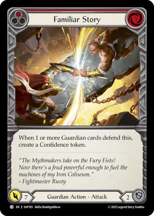 Familiar Story Card Front