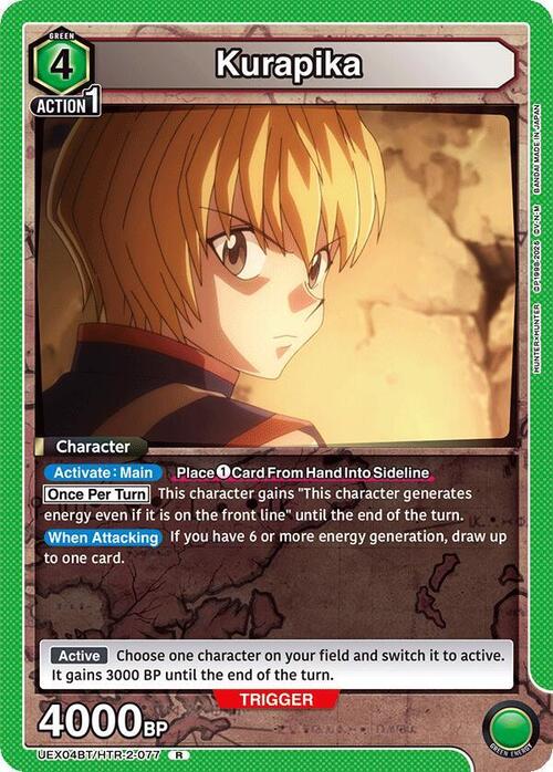 Kurapika Card Front