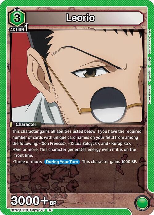 Leorio Card Front