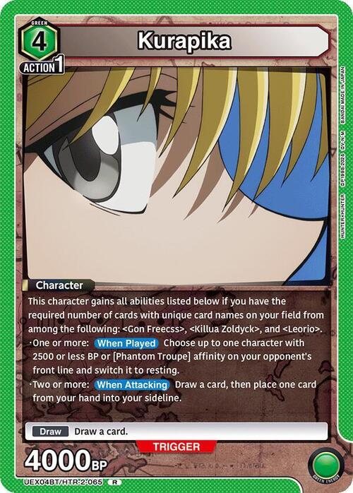 Kurapika Card Front