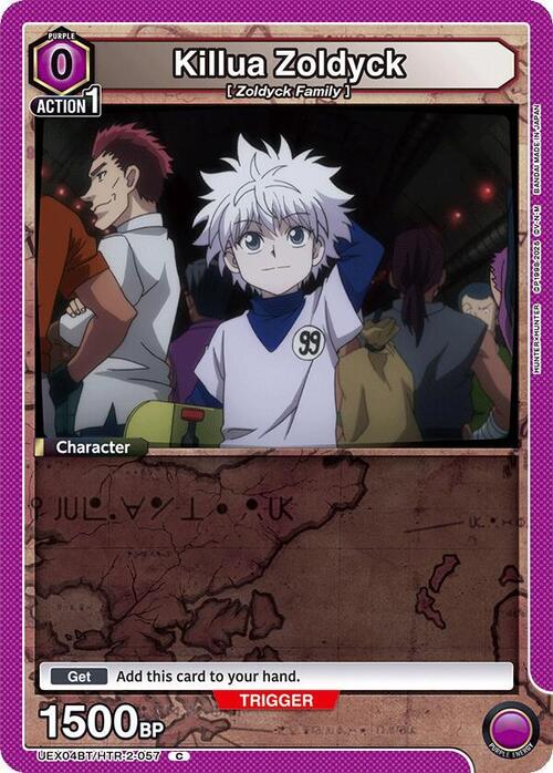 Killua Zoldyck Card Front