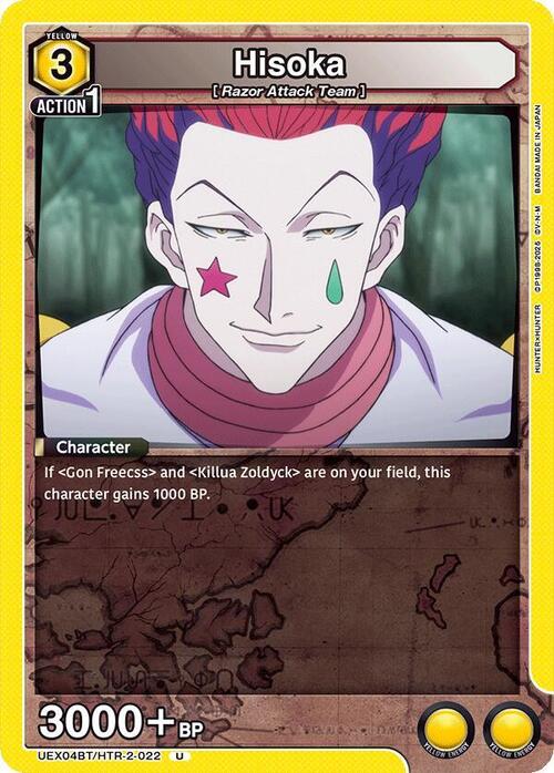 Hisoka Card Front