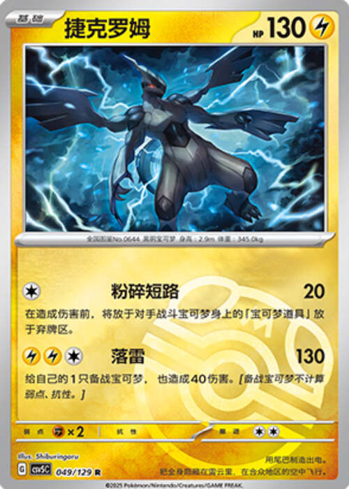 Zekrom Card Front