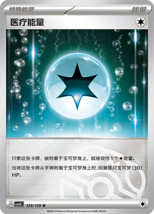 Medical Energy Card Front