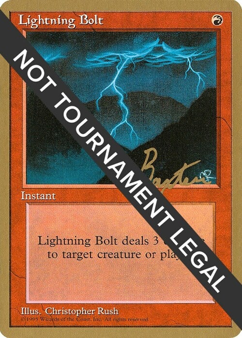 Lightning Bolt Card Front