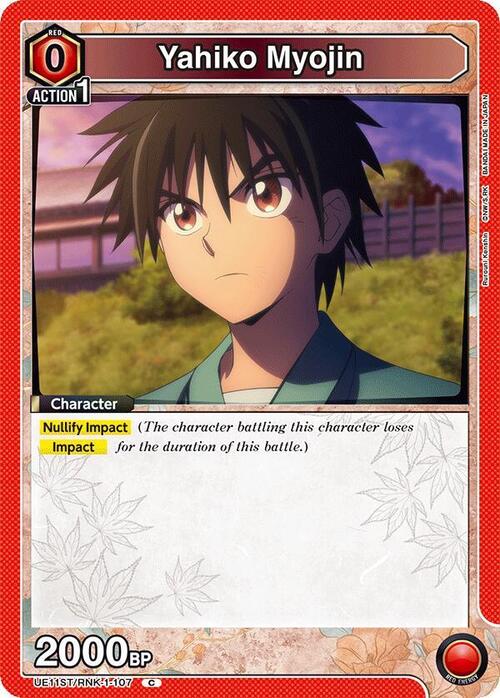 Yahiko Myojin Card Front