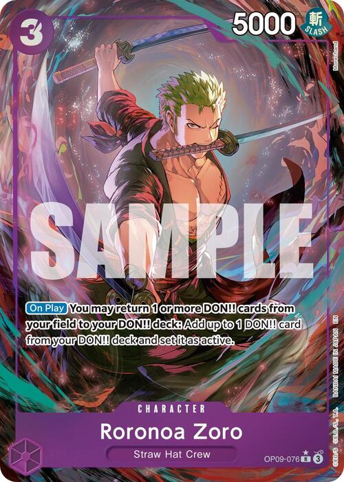 Roronoa Zoro Card Front