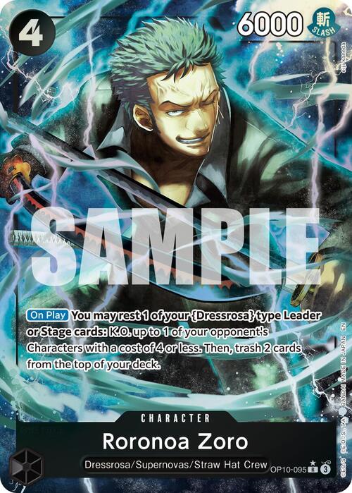 Roronoa Zoro Card Front