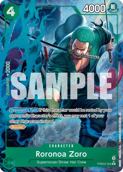 Roronoa Zoro Card Front