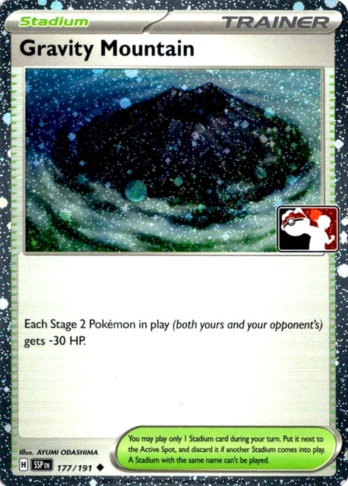 Gravity Mountain Card Front