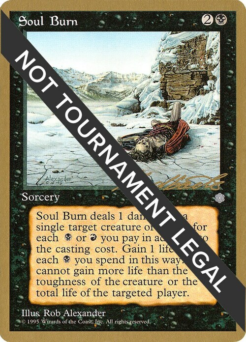 Soul Burn Card Front