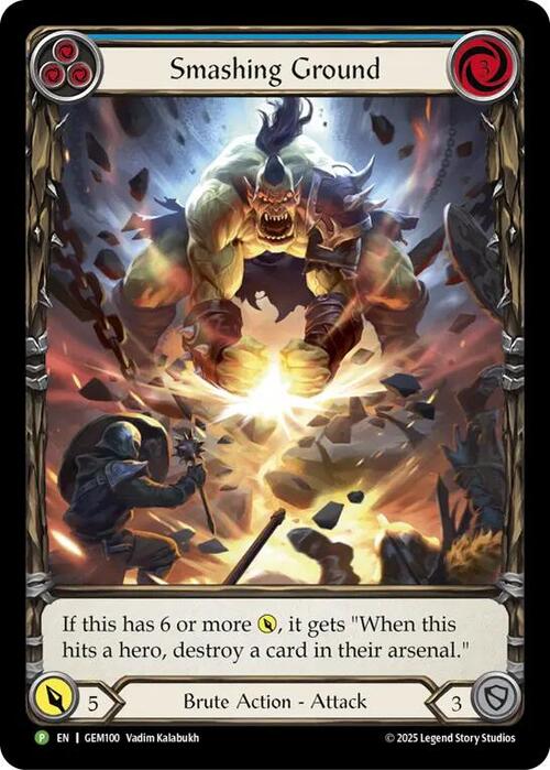 Smashing Ground Card Front
