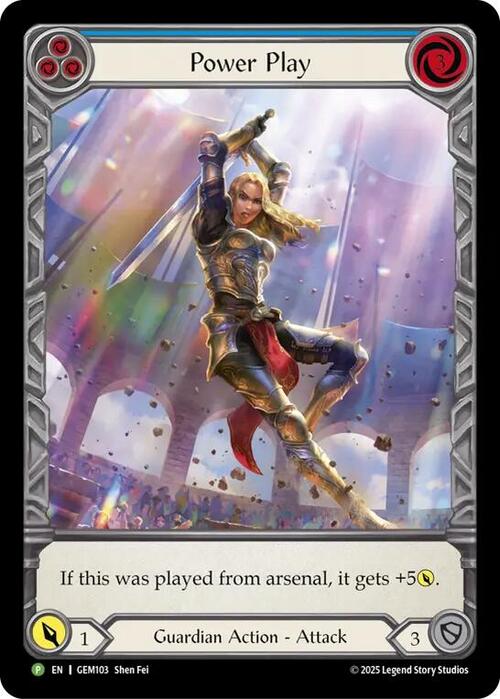Power Play - Blue Card Front