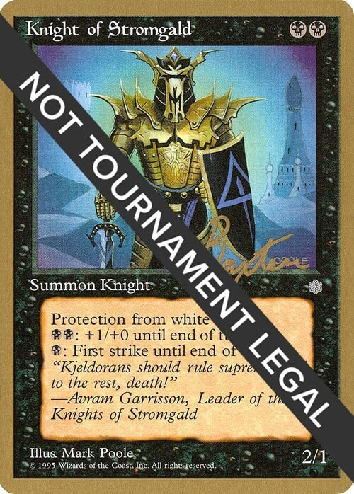 Knight of Stromgald Card Front