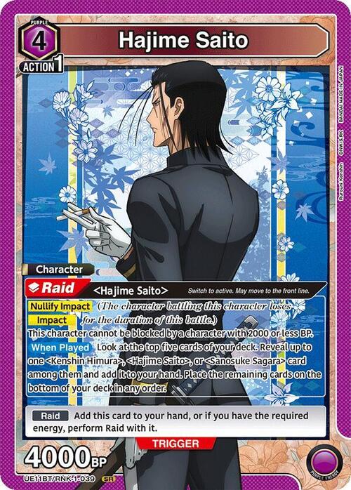 Hajime Saito Card Front