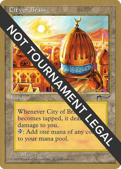 City of Brass Card Front