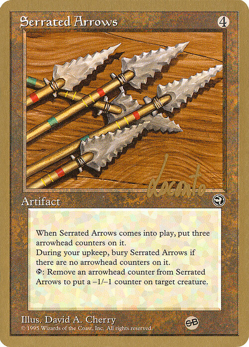 Serrated Arrows Card Front