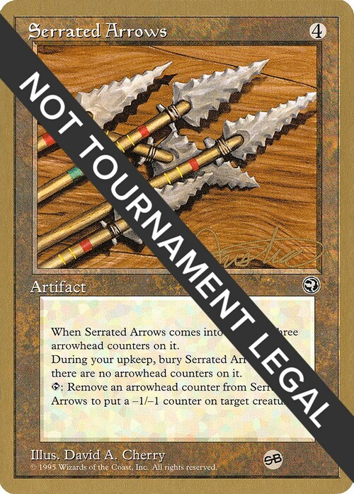 Serrated Arrows Card Front