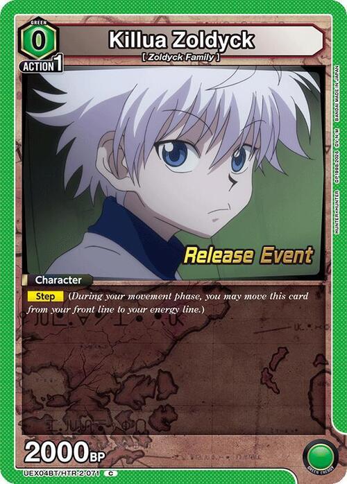 Killua Zoldyck Card Front