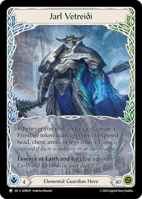 Jarl Vetreiði Card Front