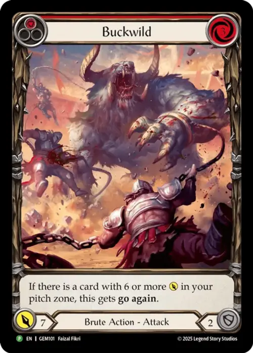 Buckwild - Red Card Front