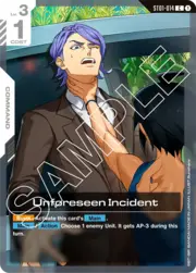 Unforeseen Incident ST01-014