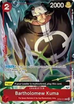 Bartholomew Kuma Card Front