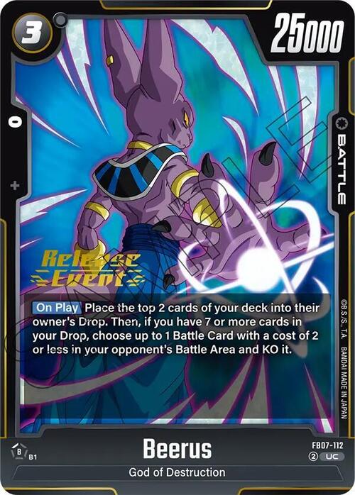 Beerus Card Front