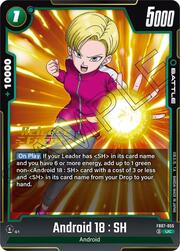 Android 18 : SH · Pre-Release Stamped FB07-055
