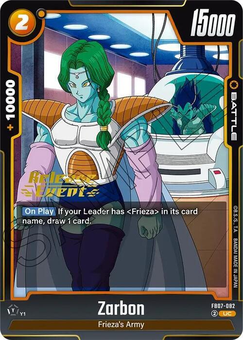 Zarbon Card Front