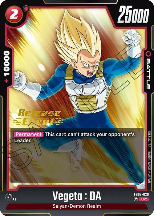 Vegeta : DA Card Front