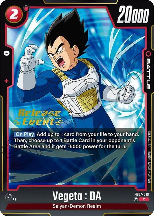 Vegeta : DA Card Front