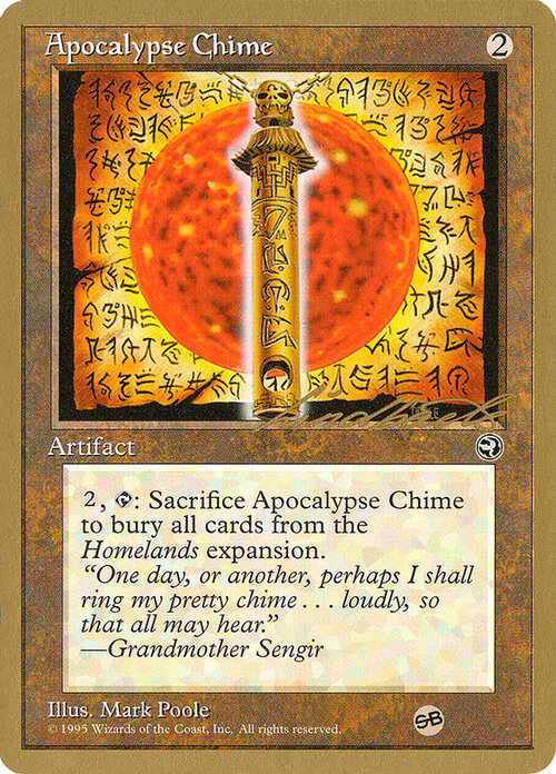 Apocalypse Chime Card Front