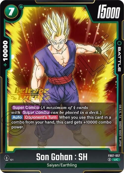 Son Gohan : SH Card Front