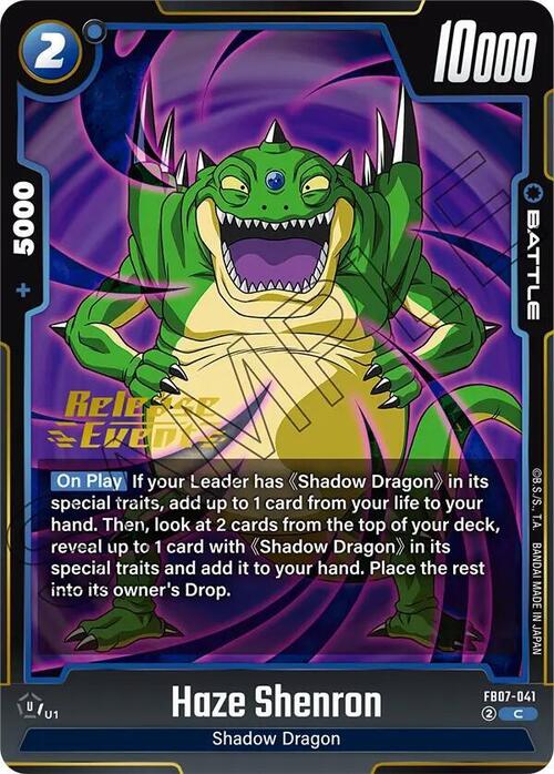 Haze Shenron Card Front