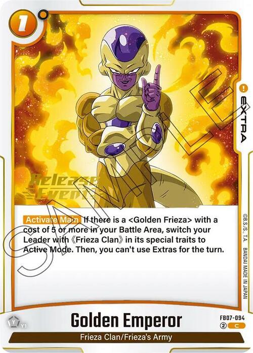 Golden Emperor Card Front