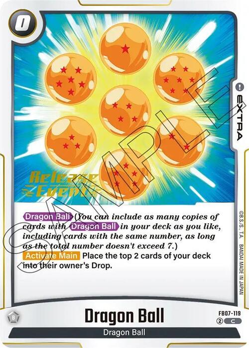 Dragon Ball Card Front