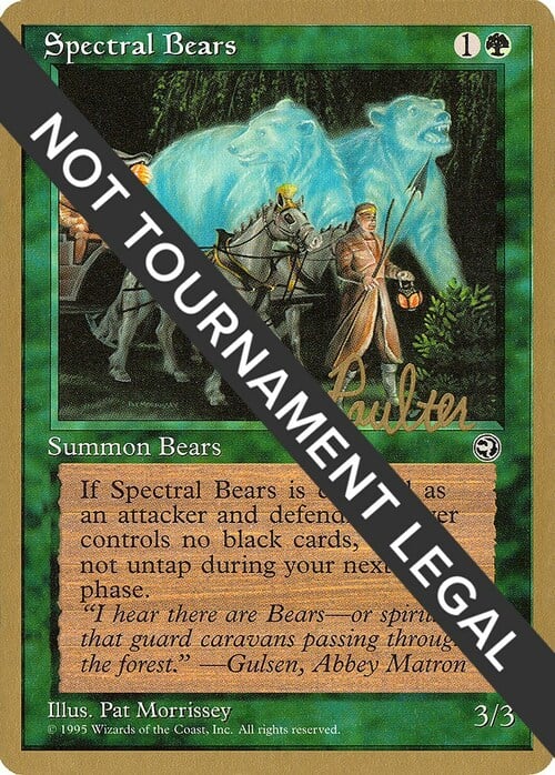Spectral Bears Card Front