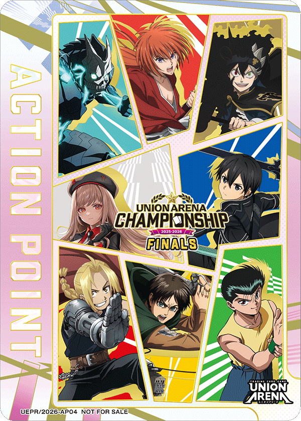 UNION ARENA チャンピオンシップ　winner アクションポイント Union Arena Card Action Point AP Championship 2024 Winner