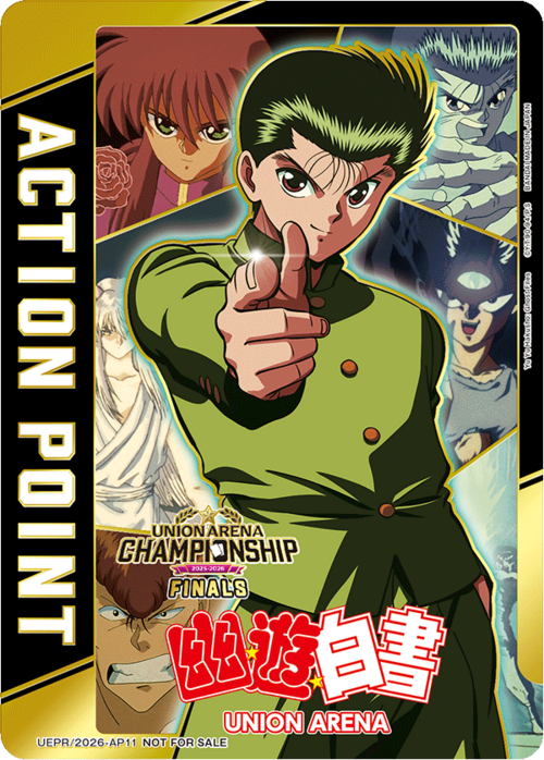 "Yu Yu Hakusho" Action Point Card Front
