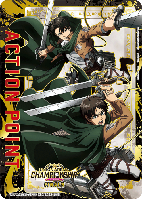 "Attack on Titan" Action Point Card Front