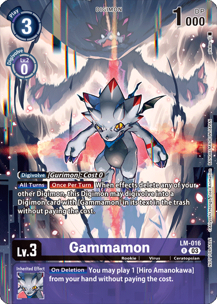Gammamon Card Front