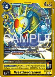 Weatherdramon · Limited Foil EX10-014f