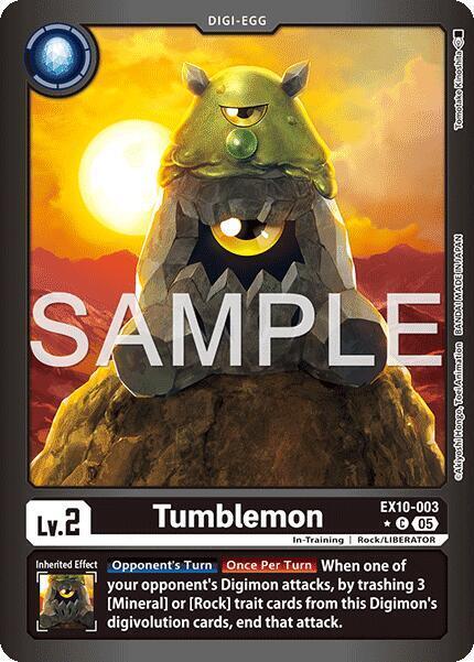 Tumblemon Card Front