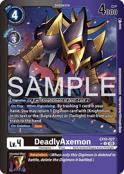 DeadlyAxemon Card Front